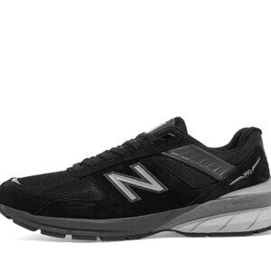 Women's New Balance W990BK5 Running Shoes Black/Silver Suede/Mesh